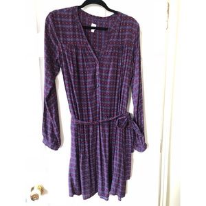 Gap tie waist shirt dress.